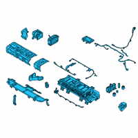 OEM Kia Niro Battery System Assembly Diagram - 37501G5120