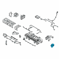 OEM 2019 Hyundai Ioniq Fuse Box Assembly Diagram - 375S3-G2100