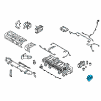 OEM 2017 Hyundai Ioniq Fuse Box Assembly Diagram - 375S3-G2100