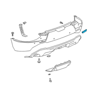 OEM 2022 Chevrolet Blazer Reflector Diagram - 84500523