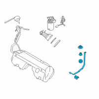 OEM 2011 BMW Z4 Tension Strap Diagram - 16-11-7-232-088
