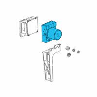 Genuine Chevrolet Corvette ABS Control Unit diagram