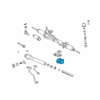 OEM 2001 Toyota Tacoma Housing Assembly Insulator Diagram - 45517-04010