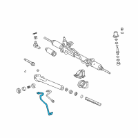 OEM 2002 Toyota Tacoma Pressure Tube Diagram - 44418-04010