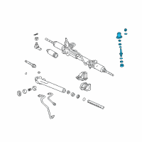 OEM 2002 Toyota Tacoma Pinion Assembly Diagram - 44210-04020