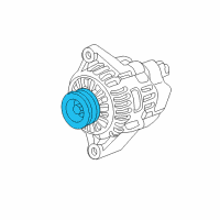 OEM 2018 Honda Fit Pulley, Decoupler Diagram - 31141-5R7-A01