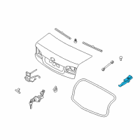 OEM 2006 Kia Optima Hinge Assembly-Trunk Lid Diagram - 792202G000