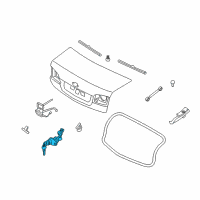 OEM Kia Trunk Key Sub Set Diagram - 812502GB00