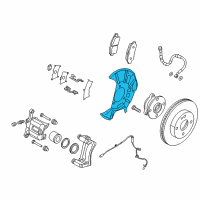 OEM 2019 Toyota Yaris Splash Shield Diagram - 47781-WB001