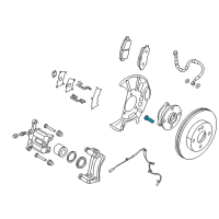 OEM Scion iA Wheel Stud Diagram - 90118-WB772