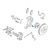 OEM 2016 Scion iA Wheel Stud Diagram - 90118-WB772