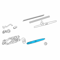 OEM 2019 Toyota 4Runner Rear Arm Diagram - 85241-35060