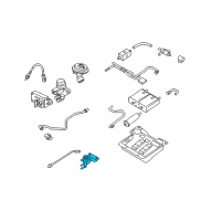 OEM 2005 Mercury Grand Marquis Purge Solenoid Diagram - 6W7Z-9C915-A