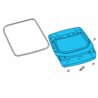 OEM 2022 Lexus UX200 Panel Sub-Assembly, Back Diagram - 67005-76210