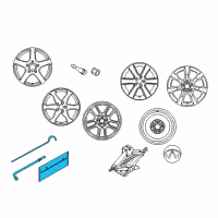 OEM Infiniti M56 Tool Set Diagram - 99501-0U000