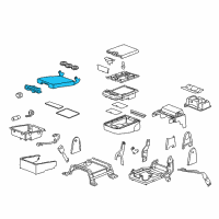 OEM 2012 GMC Sierra 1500 Cushion Asm-Front Seat Center *Light Ttnum Diagram - 20904113