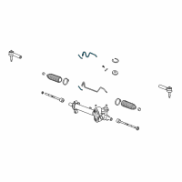 OEM Chevrolet Avalanche Pipe Kit, Steering Gear (Right) Diagram - 19167838