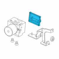 OEM 2009 Chevrolet Express 2500 Electronic Brake And Traction Control Module Assembly Diagram - 20863710