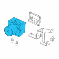 OEM 2010 Chevrolet Silverado 2500 HD Brake Pressure Modulator Valve Diagram - 15911550