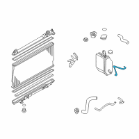 OEM 2005 Infiniti G35 Hose-Reserve Tank Diagram - 21741-AL500