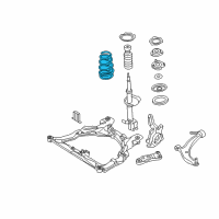 OEM 2007 Nissan Maxima Spring-Front Diagram - 54010-9J410