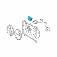 OEM Lexus HS250h Computer, Cooling Fan Diagram - 89257-30080