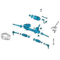 OEM 2014 Chevrolet Malibu Gear Asm-Electric Dual Pinion R/Pinion Steering Diagram - 22943374