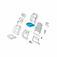 OEM 2011 BMW X6 Seat Upholstery Diagram - 52-10-9-144-814