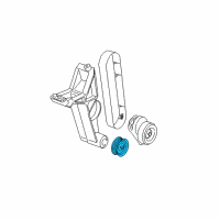 OEM 1998 Mercury Mountaineer Pulley Diagram - F67Z-6312-AA