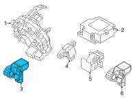 OEM Hyundai Ioniq 5 Sensor Assembly-A Type Crash Diagram - 95920-L1000