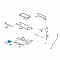 OEM 2015 Honda Pilot Motor Assy Diagram - 70450-SZA-A12