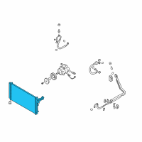 OEM Hyundai Equus Condenser Assembly-Cooler Diagram - 97606-3N160