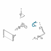 OEM 2010 Hyundai Genesis Pipe-Suction Diagram - 97763-3M000