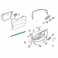 OEM 2013 Buick LaCrosse Belt Weatherstrip Diagram - 20867210