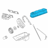 OEM 1990 Chevrolet Astro Cover Asm-Valve Rocker Arm Diagram - 10101824