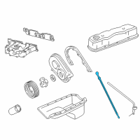 OEM 1990 Chevrolet Astro Indicator Asm-Oil Level Diagram - 10116233