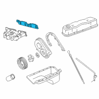 OEM 1988 Chevrolet S10 Gasket-Intake Manifold Diagram - 10041986