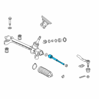 OEM 2019 Honda HR-V Rack End Complete Diagram - 53010-T7W-003