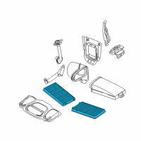 OEM 2006 BMW 760i Micronair Cabin Air Filter Diagram - 64-11-9-272-643