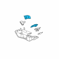 OEM 2004 Ford Mustang Support Bracket Diagram - F6ZZ-6028-A