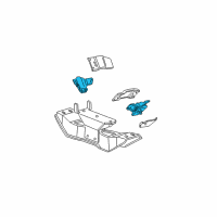 OEM 1996 Ford Mustang Front Mount Diagram - XR3Z-6038-AA