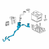 OEM Chevrolet Spark Positive Cable Diagram - 42702307