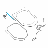 OEM BMW Gas Pressurized Spring For Trunk Lid Diagram - 51-24-7-336-401