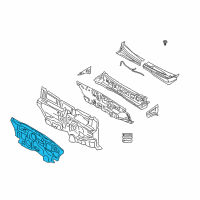 OEM 2010 Kia Rio Insulator-Dash Panel Diagram - 841241G000