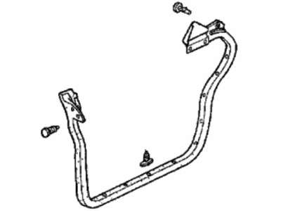 Acura 72810-SW5-003 Weatherstrip, Right Rear Door (Lower)