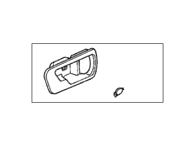 Acura 72680-SW5-003ZC Handle Assembly, Left Rear (Outer) (Bayern Green Pearl)