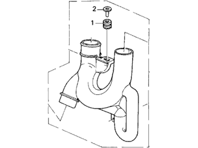 Acura 17243-P1R-000 Tube A, Air In.