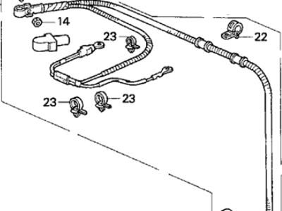 Acura 32410-SW5-A03 Cable Assembly, Starter