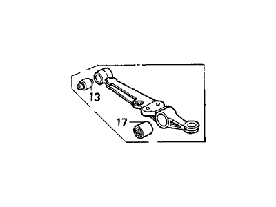 Acura 51355-SW5-000 Arm, Right Front (Lower)