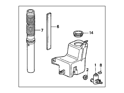 Acura 76801-SP0-A11 Washer, Windshield